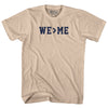 We Greater Than Me Adult Cotton T-shirt by Tribe Lacrosse
