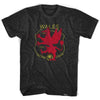 Wales Dragon Crest Soccer Adult Tri-Blend T-shirt by Tribe Lacrosse