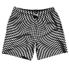 Warped Checkerboard Swim Shorts 7" Made in USA by Tribe Lacrosse
