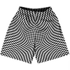 Warped Checkerboard Basketball Practice Shorts Made In USA by Tribe Lacrosse