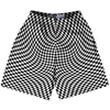 Warped Checkerboard Lacrosse Shorts Made In USA by Tribe Lacrosse