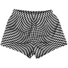 Warped Checkerboard Womens & Girls Sport Shorts End Made In USA by Tribe Lacrosse