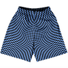 Warped Checkerboard Basketball Practice Shorts Made In USA by Tribe Lacrosse