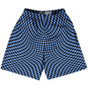 Warped Checkerboard Lacrosse Shorts Made In USA by Tribe Lacrosse