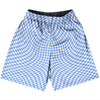 Warped Checkerboard Basketball Practice Shorts Made In USA by Tribe Lacrosse