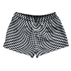 Warped Checkerboard 2.5" Swim Shorts Made in USA by Tribe Lacrosse