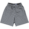 Warped Checkerboard Lacrosse Shorts Made In USA by Tribe Lacrosse
