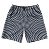 Warped Checkerboard 10" Swim Shorts Made in USA by Tribe Lacrosse