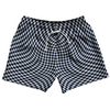 Warped Checkerboard 5" Swim Shorts Made in USA by Tribe Lacrosse