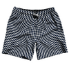 Warped Checkerboard Swim Shorts 7" Made in USA by Tribe Lacrosse