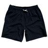 Warped Checkerboard Swim Shorts 7" Made in USA by Tribe Lacrosse
