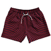 Warped Checkerboard 5" Swim Shorts Made in USA by Tribe Lacrosse
