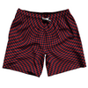 Warped Checkerboard Swim Shorts 7" Made in USA by Tribe Lacrosse