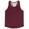 Warped Checkerboard Running Track Tops Made In USA by Tribe Lacrosse