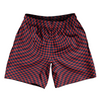 Warped Checkerboard Soccer Shorts Made In USA by Tribe Lacrosse