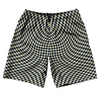 Warped Checkerboard 10" Swim Shorts Made in USA by Tribe Lacrosse