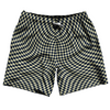 Warped Checkerboard Swim Shorts 7" Made in USA by Tribe Lacrosse