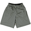 Warped Checkerboard Basketball Practice Shorts Made In USA by Tribe Lacrosse