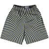 Warped Checkerboard Lacrosse Shorts Made In USA by Tribe Lacrosse