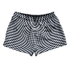 Warped Checkerboard 2.5" Swim Shorts Made in USA by Tribe Lacrosse