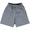 Warped Checkerboard Basketball Practice Shorts Made In USA by Tribe Lacrosse