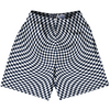 Warped Checkerboard Lacrosse Shorts Made In USA by Tribe Lacrosse