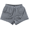 Warped Checkerboard Womens & Girls Sport Shorts End Made In USA by Tribe Lacrosse