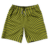 Warped Checkerboard 10" Swim Shorts Made in USA by Tribe Lacrosse