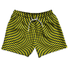 Warped Checkerboard 5" Swim Shorts Made in USA by Tribe Lacrosse