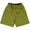 Warped Checkerboard Basketball Practice Shorts Made In USA by Tribe Lacrosse