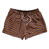 Warped Checkerboard 2.5" Swim Shorts Made in USA by Tribe Lacrosse
