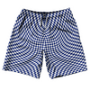 Warped Checkerboard 10" Swim Shorts Made in USA by Tribe Lacrosse