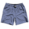 Warped Checkerboard Swim Shorts 7" Made in USA by Tribe Lacrosse