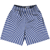Warped Checkerboard Lacrosse Shorts Made In USA by Tribe Lacrosse