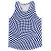 Warped Checkerboard Running Track Tops Made In USA by Tribe Lacrosse
