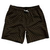 Warped Checkerboard Swim Shorts 7" Made in USA by Tribe Lacrosse