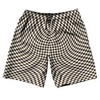 Warped Checkerboard 10" Swim Shorts Made in USA by Tribe Lacrosse