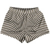 Warped Checkerboard Womens & Girls Sport Shorts End Made In USA by Tribe Lacrosse