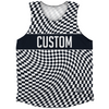 Warped Checkerboard Custom Athletic Tank Top by Tribe Lacrosse