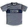 Warped Checkerboard Custom Running Shirt Track Cross Made In USA by Tribe Lacrosse