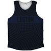Warped Checkerboard Custom Athletic Tank Top by Tribe Lacrosse