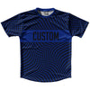Warped Checkerboard Custom Running Shirt Track Cross Made In USA by Tribe Lacrosse