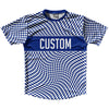 Warped Checkerboard Custom Running Shirt Track Cross Made In USA by Tribe Lacrosse