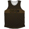 Warped Checkerboard Custom Athletic Tank Top by Tribe Lacrosse