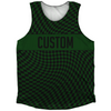 Warped Checkerboard Custom Athletic Tank Top by Tribe Lacrosse
