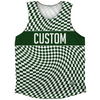 Warped Checkerboard Custom Athletic Tank Top by Tribe Lacrosse