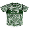 Warped Checkerboard Custom Running Shirt Track Cross Made In USA by Tribe Lacrosse