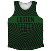 Warped Checkerboard Custom Athletic Tank Top by Tribe Lacrosse