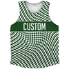 Warped Checkerboard Custom Athletic Tank Top by Tribe Lacrosse