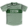 Warped Checkerboard Custom Running Shirt Track Cross Made In USA by Tribe Lacrosse